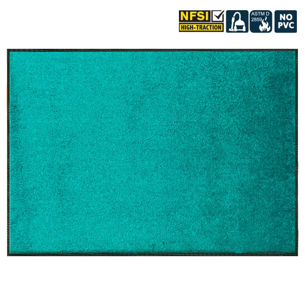 Door Mat Teal (ขอบยาง)