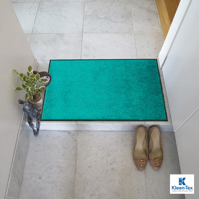 Door Mat Teal (ขอบยาง)