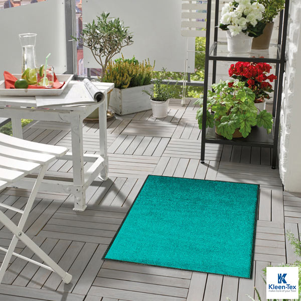 Door Mat Teal (ขอบยาง)