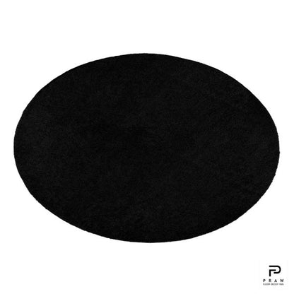 Minimal Round Rug [Raven black] พรมทรงกลม