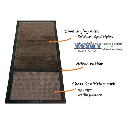 Kleen-Sanitize-III disinfectant carpet for heavy traffic