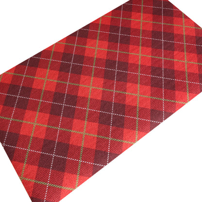 Praw Scot Red - SUB028 Rubber placemat, table mat, non-slip, premium safe material