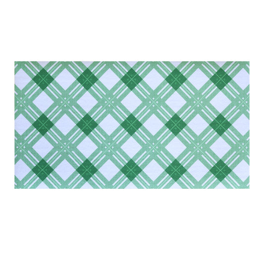 Praw Scot Green - SUB031 Rubber placemat, table mat, non-slip, premium safe material