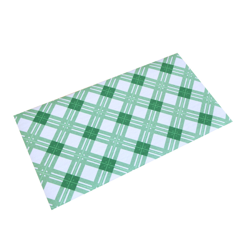 Praw Scot Green - SUB031 Rubber placemat, table mat, non-slip, premium safe material