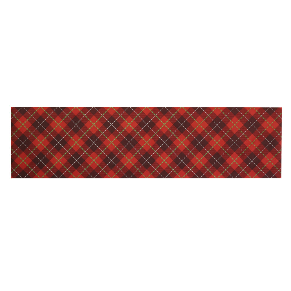 Praw Scot Red - SUB028 Rubber placemat, table mat, non-slip, premium safe material