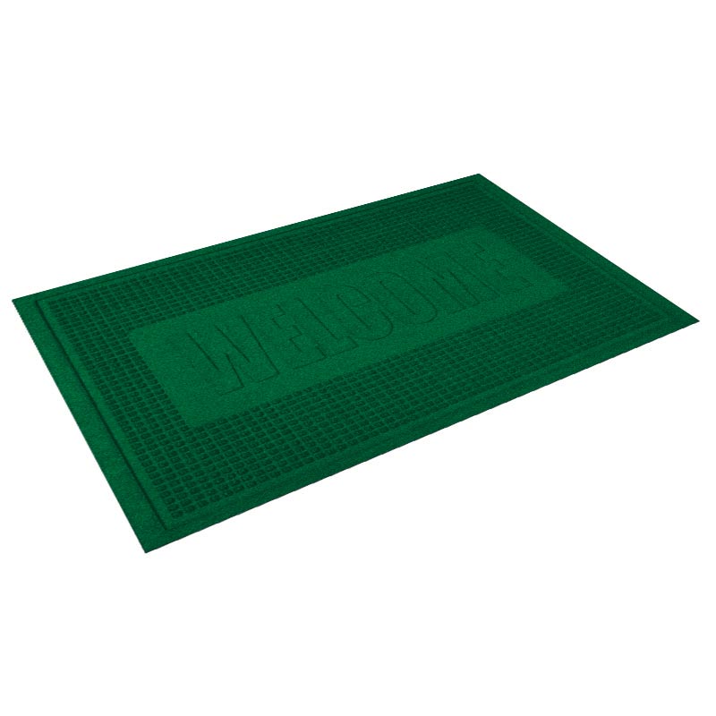 Water Horse Window (Green) water-absorbent, non-slip carpet.