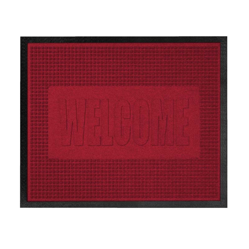 Water Horse Window (Red) Non-slip water-absorbent carpet.