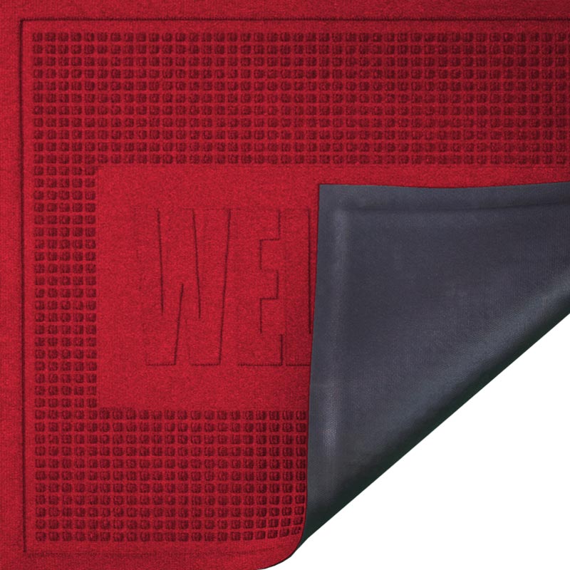 Water Horse Window (Red) Non-slip water-absorbent carpet.
