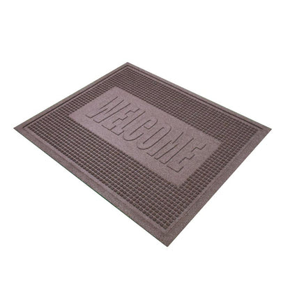 Water Horse Window (Brown) Water-absorbent, non-slip carpet.