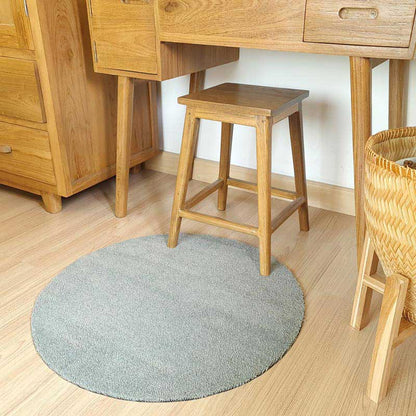 Minimal Round Rug [Raven black] พรมทรงกลม